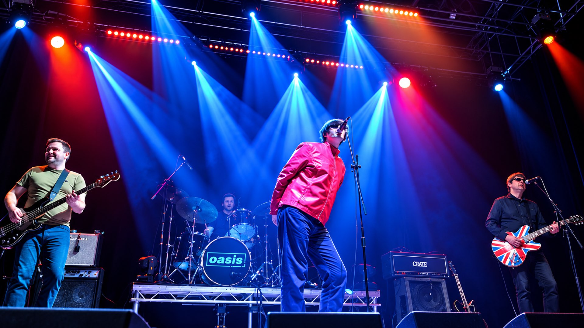 Oasiz performing live